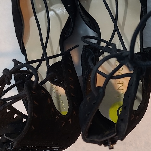 Nine West Women's Suede Strappy PeepToe - Picture 8 of 12